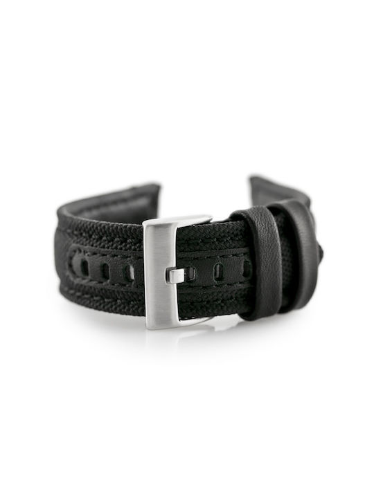 Pacific Leather Strap Black 26mm