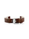 Pacific Leather Strap Brown 12mm