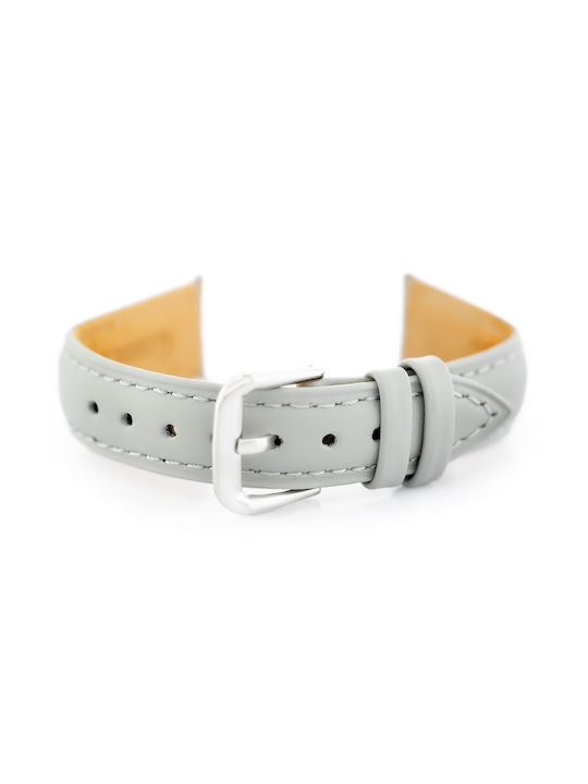 Pacific Leather Strap Gray 12mm