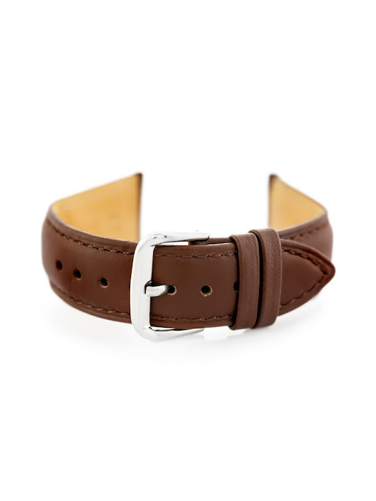 Pacific Leather Strap Brown 16mm