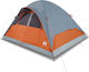 vidaXL Camping Tent Igloo Orange With Double Cloth For 6 People 334x273x190cm