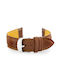 Pacific Leather Strap Brown 12mm