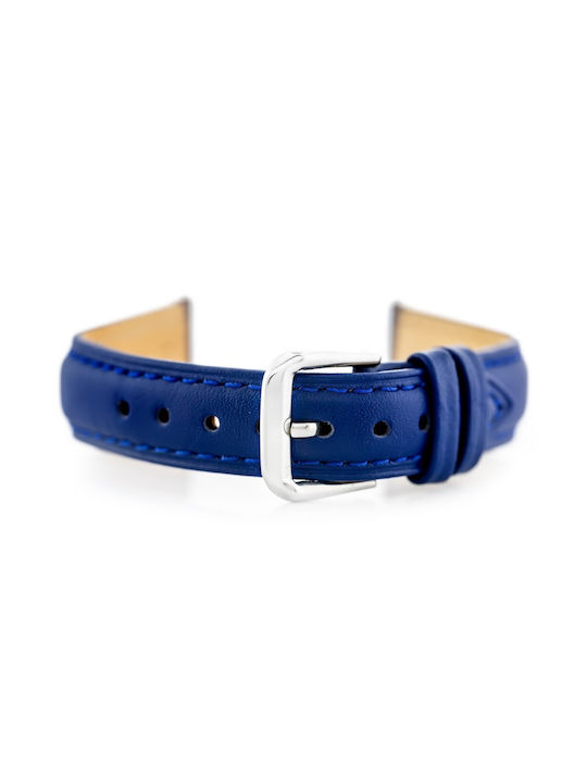 Pacific Leather Strap Navy Blue 20mm