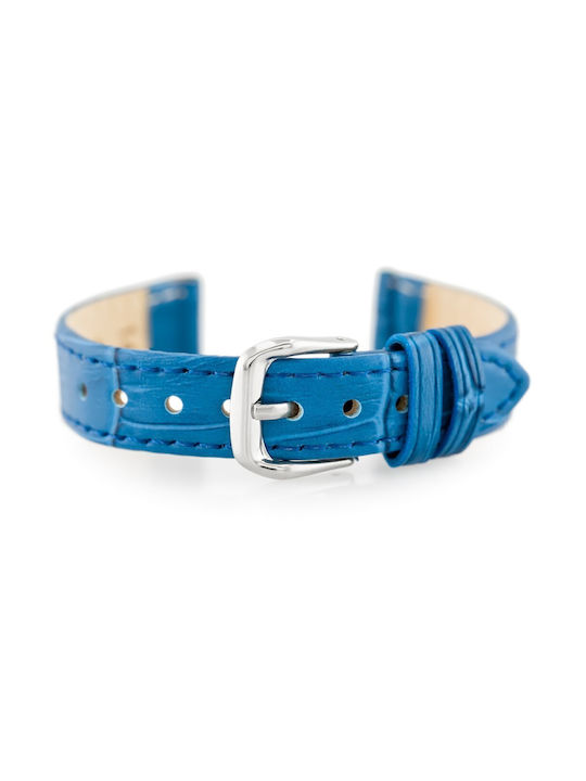 Pacific Leather Strap Blue 16mm