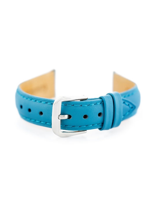 Pacific Leather Strap Light Blue 12mm