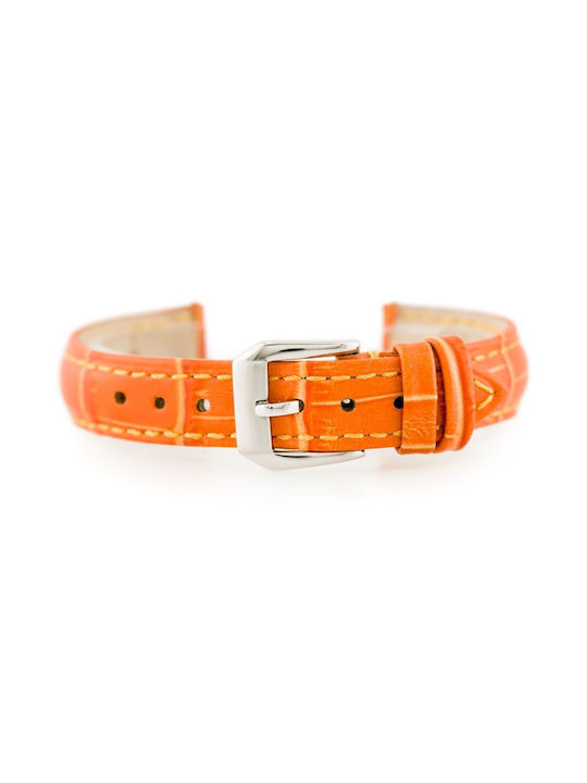 Pacific Leather Strap Orange 14mm