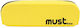 Must Team Silicone Pencil Case Cylinder Yellow