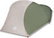 vidaXL Къмпинг сцена Зелена с Двойна плат за 4 Хора 278x215x126см