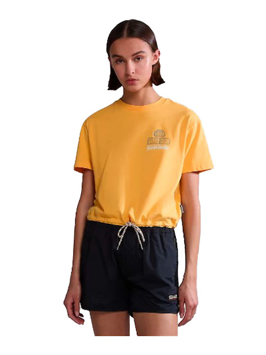 Napapijri Γυναικείο T-shirt Πορτοκαλί