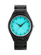 Men's Watch 36mm Battery with Black Wooden Bracelet
