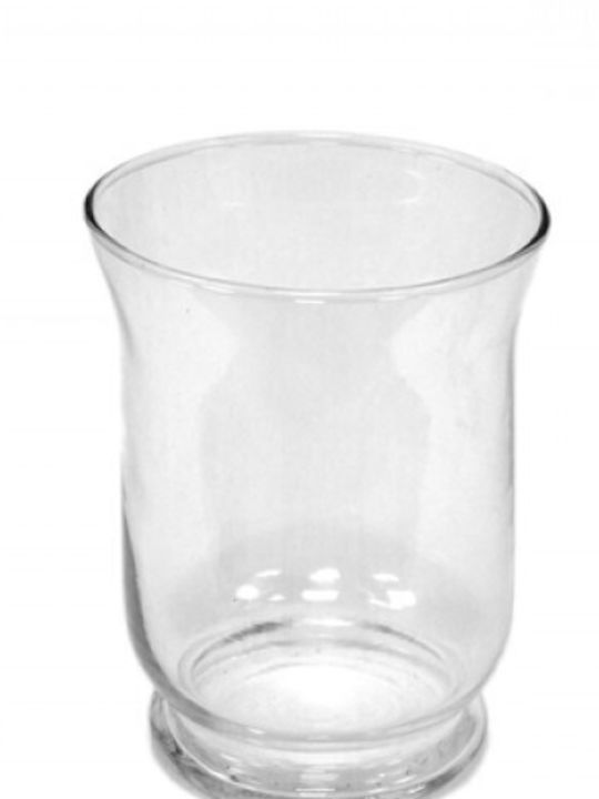 Glass Candle Holder Small 11cm X 15cm