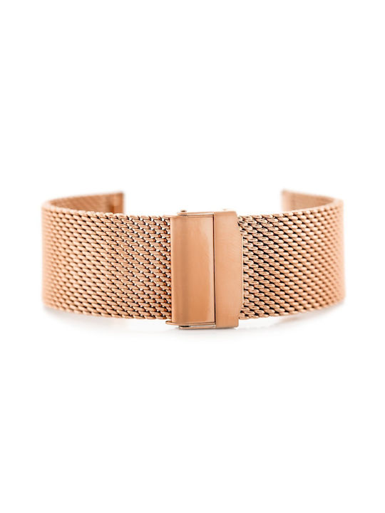 Pacific Metallic Bracelet Pink Gold 22mm