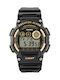 Casio Digital Watch Automatic with Black Rubber Strap