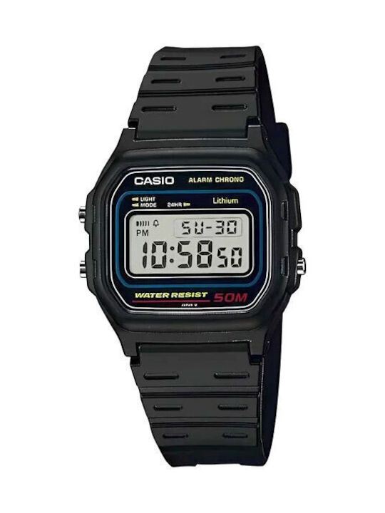 Casio Vintage Classic Digital Watch Automatic with Black Rubber Strap