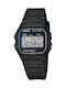 Casio Vintage Classic Digital Uhr Automatisch mit Schwarz Kautschukarmband