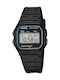 Casio Vintage Classic Digital Men's Watch 34mm Battery with Black Rubber Strap
