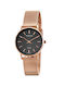 AGBarr Uhr mit Rose Gold Metallarmband