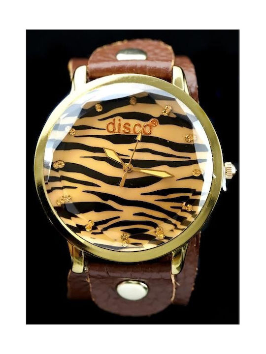 Inny Watch with Brown Leather Strap