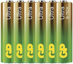 Genius Pack Baterii Alcaline AA 1.5V 6 Bucăți