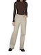 Only Women's Jean Trousers Beige