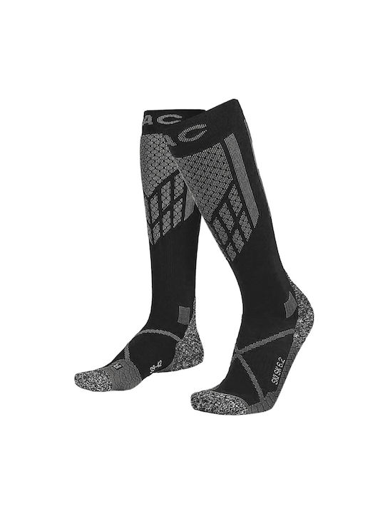 P.A.C. Ski- & Snowboardsocken Schwarz 1 Paar