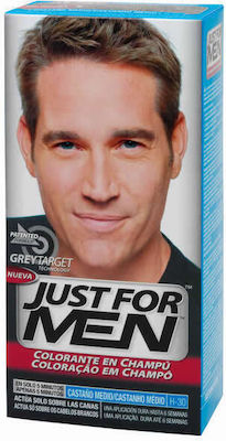 Just For Men Shampoo-in Χρωμοσαμπουάν για Άνδρες Light Medium Brown 66ml