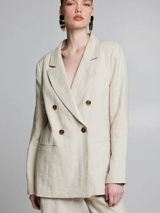 BSB Women's Blazer Sand