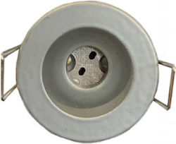 DIL Rund Metallisch Einbau Spot mit Fassung GU4 Gray 3.6x3.6cm. 1Stück DIL Rund Metallisch Einbau Spot mit Fassung GU4 Gray 3.6x3.6cm. 1Stück