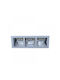 DIL Rectangle Metallic Recessed Spot with Socket G24d Gray 10x10cm. 1pcs