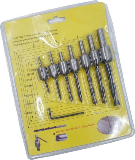 Set 8 Burghie pentru Lemn