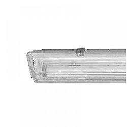 DIL Double-Ended Outdoor Lighting Batten T8 with 2 Slots for Fluorescent Lamps 66cm