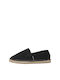 Fabric Men's Espadrilles in Black Color