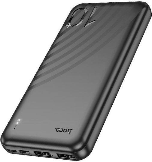 Hoco J123 Power Bank 10000mAh 22.5W mit 2 USB-A Anschlüssen und 2 USB-C Anschlüssen Schwarz