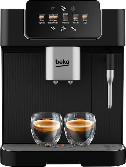 Beko Αυτόματη Μηχανή Espresso 1350W Πίεσης 19bar με Μύλο Άλεσης Μαύρη CEG7302B
