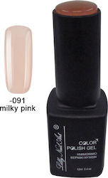 Lilly Nail Art Gel Nail Polish Milky Pink 40504008-091 12ml Lilly Nail Art Gel Nail Polish Milky Pink 40504008-091 12ml