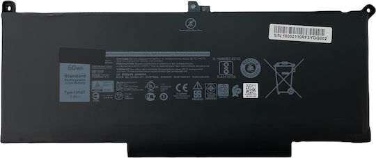 Съвместима Батерия за Dell Географска ширина DELL latitude 12 7000 7280 7290 13 7000 7380 7390 P29S002 14 7000 7480 7490 P73G002 E7280 E7390 E7480 E7290 E7490