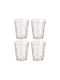 Koziol Set de pahare pentru apa din Sticlă 250ml 4buc