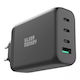 Silver Monkey Charger Without Cable and Cable USB-C 130W Power Delivery / Quick Charge 3.0 Silver (SMA150)