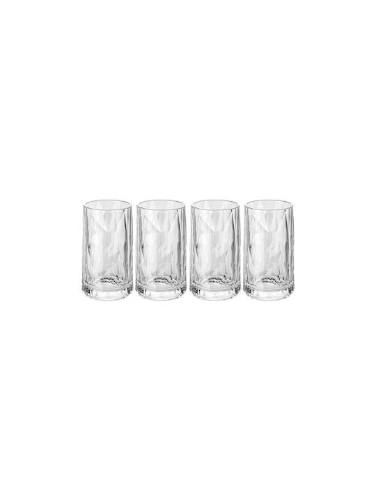 Koziol Set Gläser Wasser / Cocktail/Trinken aus Glas 40ml 4Stück