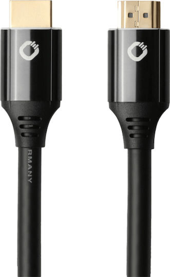 Oehlbach Magic Mkii HDMI 2.1 Ultra High Speed 48Gbps 4K 120Hz HDR VRR Kabel HDMI-Stecker - HDMI-Stecker 0,75m Schwarz