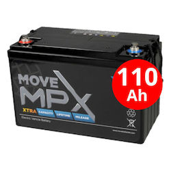 MVS In Motion Μπαταρία 12V AGM-MPX110-12 MVS In Motion Μπαταρία 12V AGM-MPX110-12