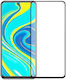 5D Full Glue Full Face Tempered Glass Μαύρο (Redmi Note 9S / 9 Pro / 9 Pro Max)