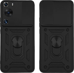 Sonique Back Cover Silicone / Plastic Durable Black (Huawei P60 Pro)