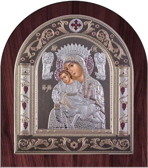 Slevori Axion Esti Classic Regular Wreath 12x13.7 Brown Grey Silver Wood 236555 1tmx