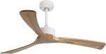 Lineme Meino Ceiling Fan 132cm with Remote Control Beige