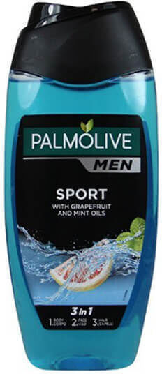 Palmolive Men Sport Αφρόλουτρο σε Gel για Άνδρες με Γλυκερίνη & Άρωμα Μέντα 220ml