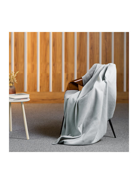 Teesa Pătură Polar Fleece Canapea 130x150 cm Gri