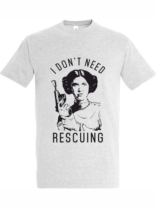 T-shirt Female/Unisex "Princess Leia, Star Wars", Ash