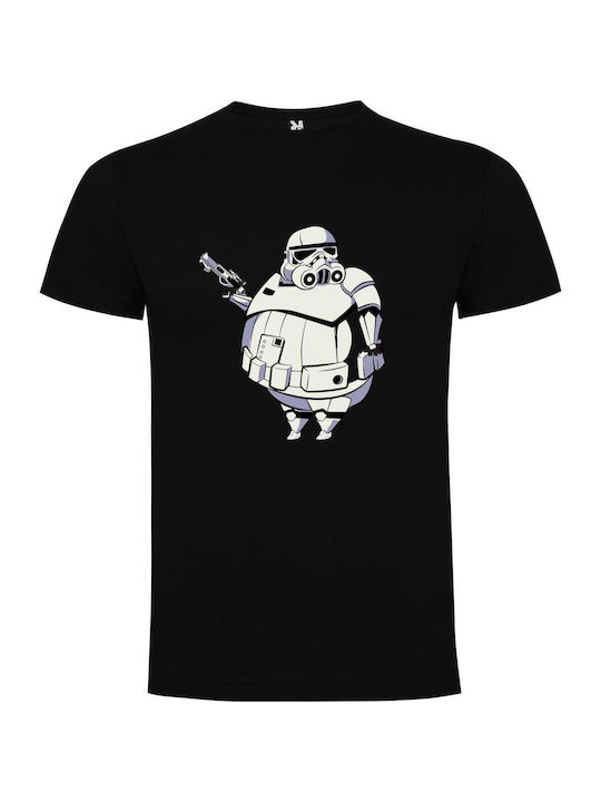 iLovePrints Gun-wielding Trooper's Style Tricou Negru