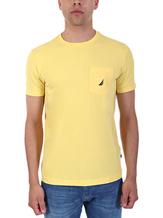 Nautica Active T-shirt Bărbătesc cu Mânecă Scurtă Yellow